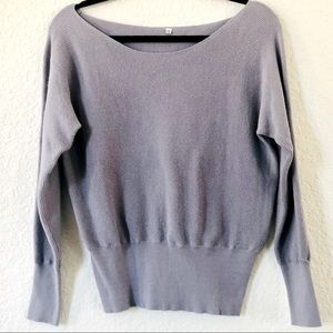Violet Sweater Blouse